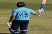 Rohit Sharma superb unbeaten 155 guided Mumbai to a dominant 8 Wicket victory over Sikkim.